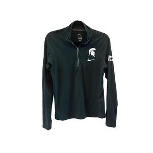 Women's Michigan State University Nike Dry Fit 1/4 Zip